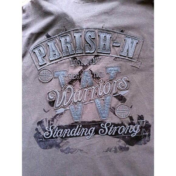 Vintage Parish Nation Polo Shirt Men's 3XL Navy Blue Long Sleeve - Picture 7 of 10